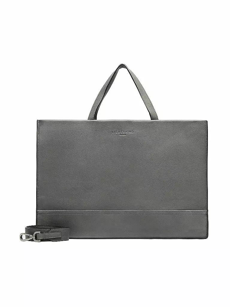 Gray Satchel outlet Tasche Liebeskind braun (Canvas) mit Leder schwarz